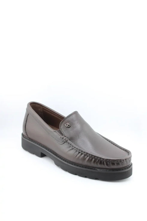 DFC Relax Men Classic Leather Loafer with Moccasin Stitching