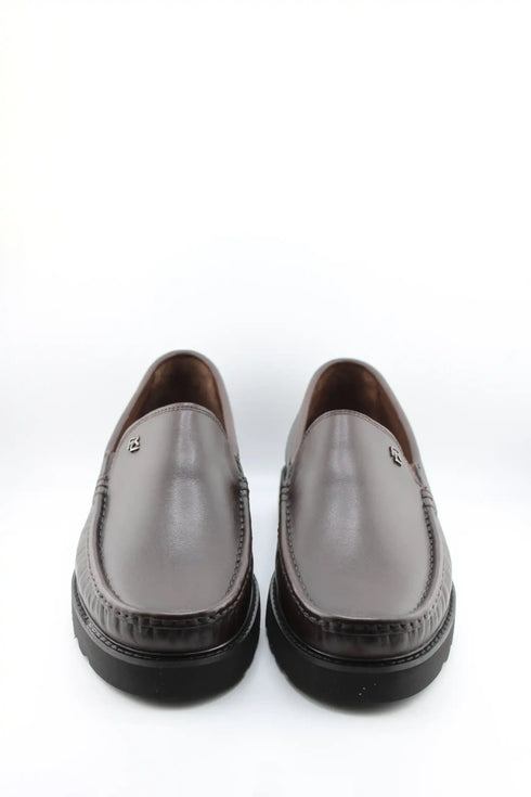 DFC Relax Men Classic Leather Loafer with Moccasin Stitching