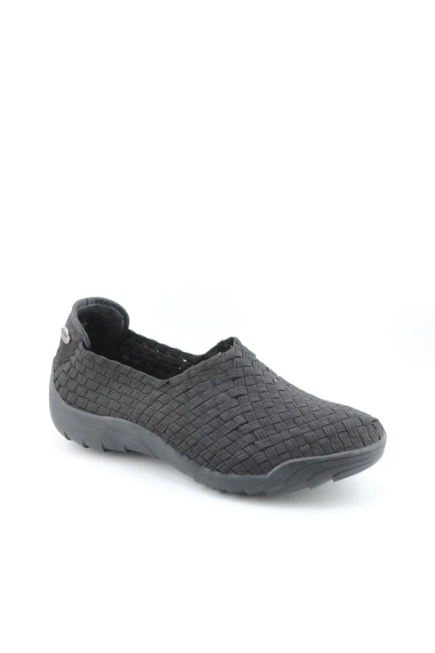 Bernie Mev Woven Slip-On Comfort Loafers