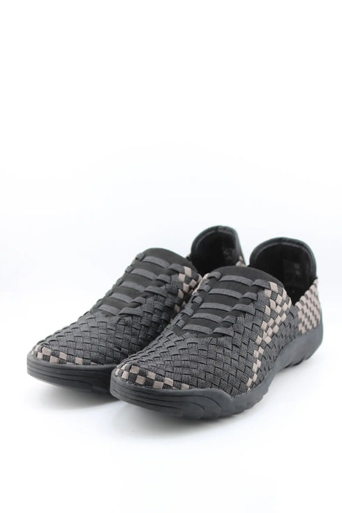 Bernie Mev Woven Slip-On Comfort Loafers