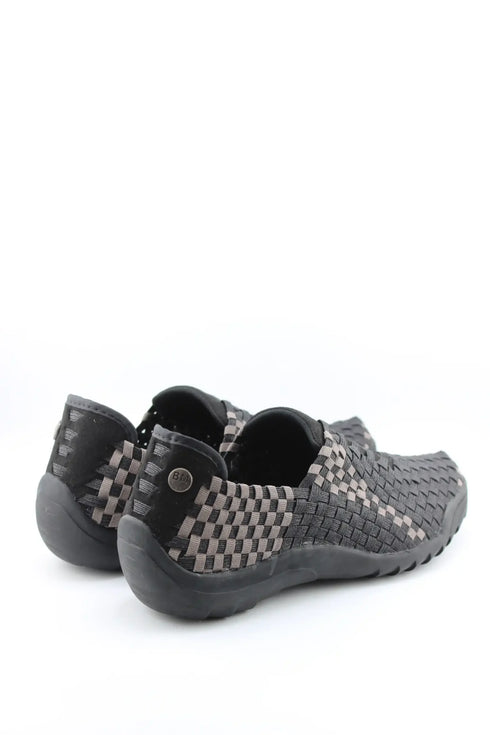 Bernie Mev Woven Slip-On Comfort Loafers