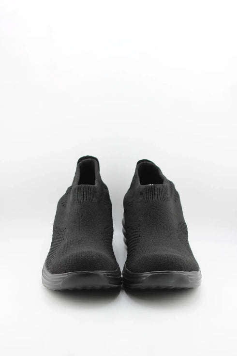 Bernie Mev Knit Slip-On Wedge Sneakers