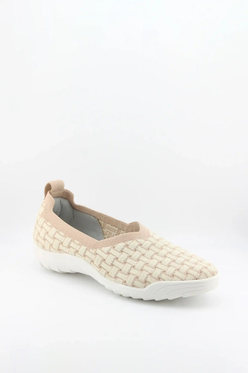 Bernie Mev Woven Slip-On Comfort Loafers