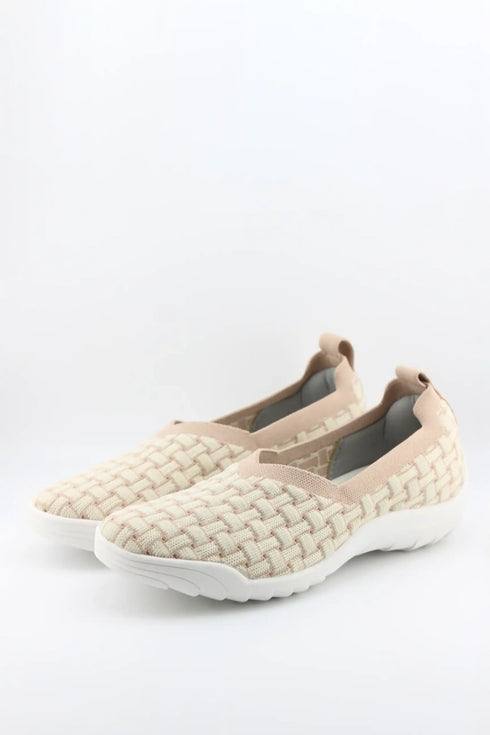 Bernie Mev Woven Slip-On Comfort Loafers