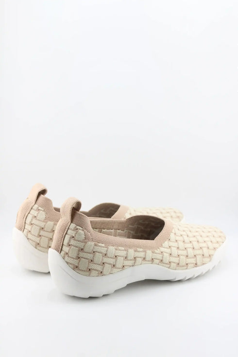 Bernie Mev Woven Slip-On Comfort Loafers