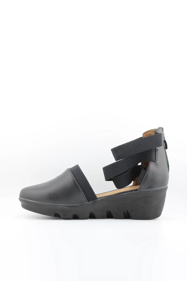 Bernie Mev Strappy Wedge Ankle Strap Shoes