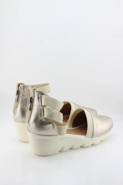 Bernie Mev Strappy Wedge Ankle Strap Shoes