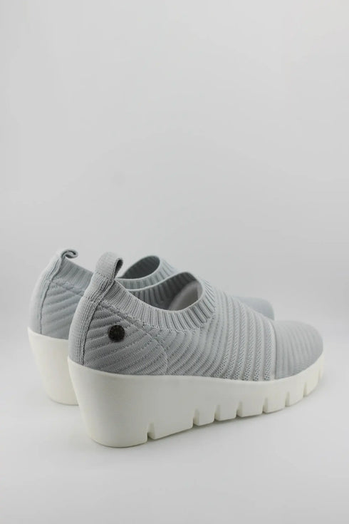 Bernie Mev Slip-On Ribbed Knit Platform Sneakers