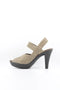 Bernie Mev Woven Platform Peep Toe Heels