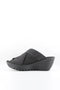 Bernie Mev Crisscross Woven Comfort Wedge Slide