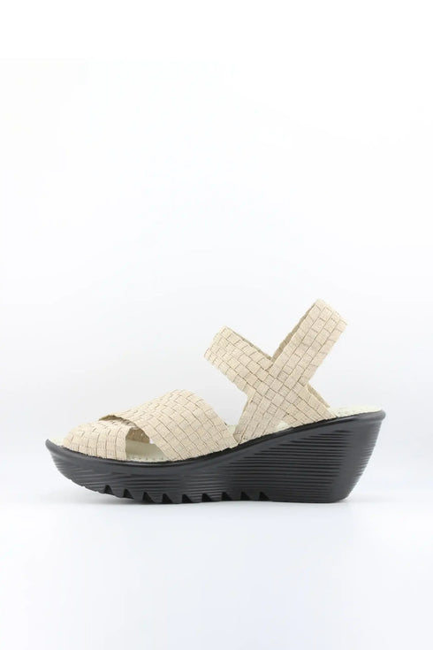 Bernie Mev Woven Platform Slingback Sandal