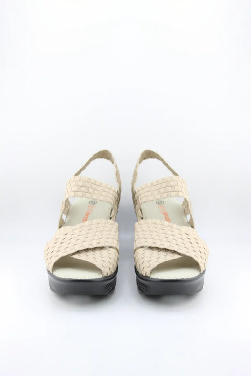 Bernie Mev Woven Platform Slingback Sandal