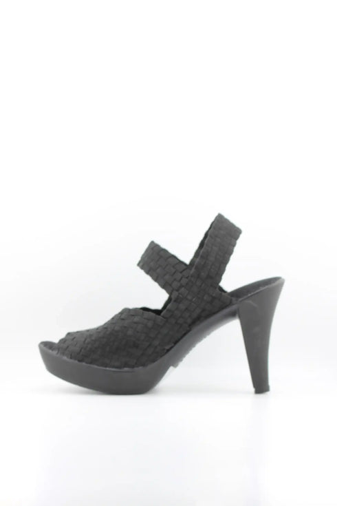 Bernie Mev Woven Platform Peep Toe Heels