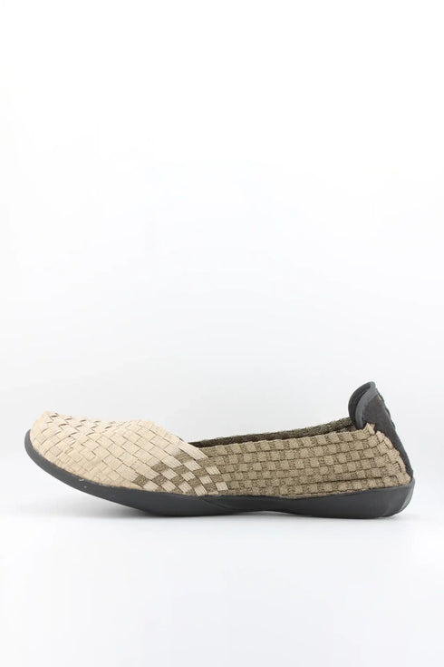 Bernie Mev Woven Slip-On Comfort Flats