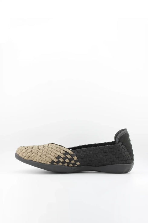 Bernie Mev Woven Slip-On Comfort Flats