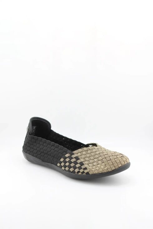 Bernie Mev Woven Slip-On Comfort Flats