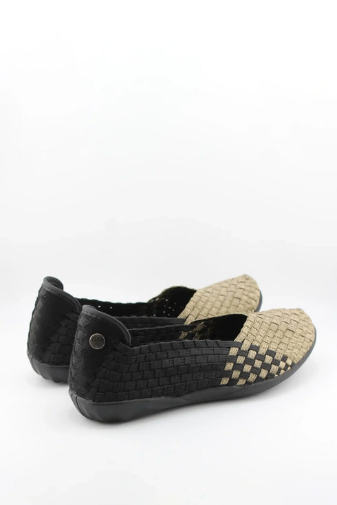 Bernie Mev Woven Slip-On Comfort Flats
