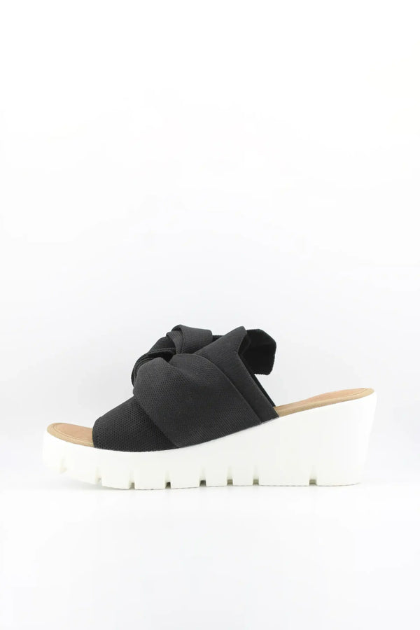 Bernie Mev Bow Accent Platform Slide