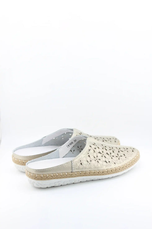 Bernie Mev Perforated Slip-On Espadrille Clogs