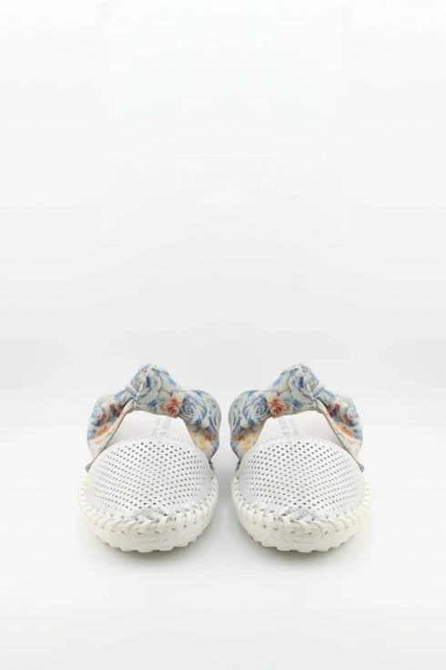 Bernie Mev Perforated Knot Slip-On Espadrilles
