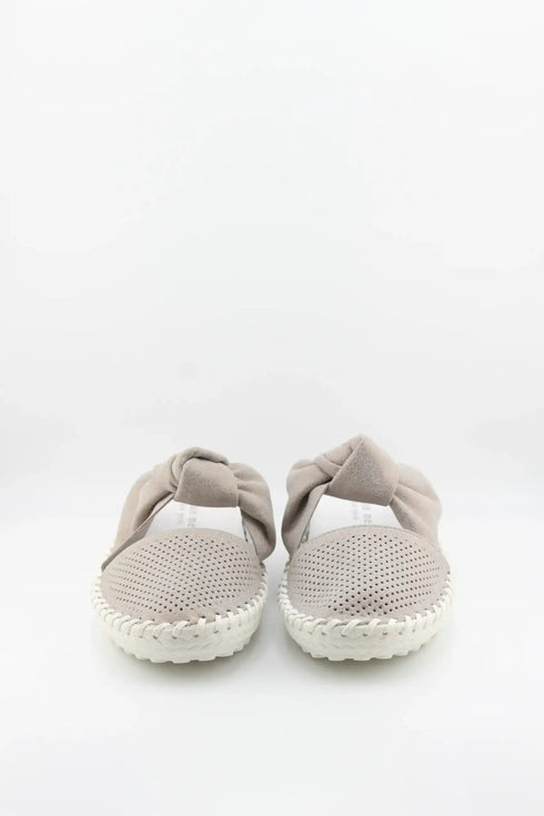 Bernie Mev Perforated Knot Slip-On Espadrilles