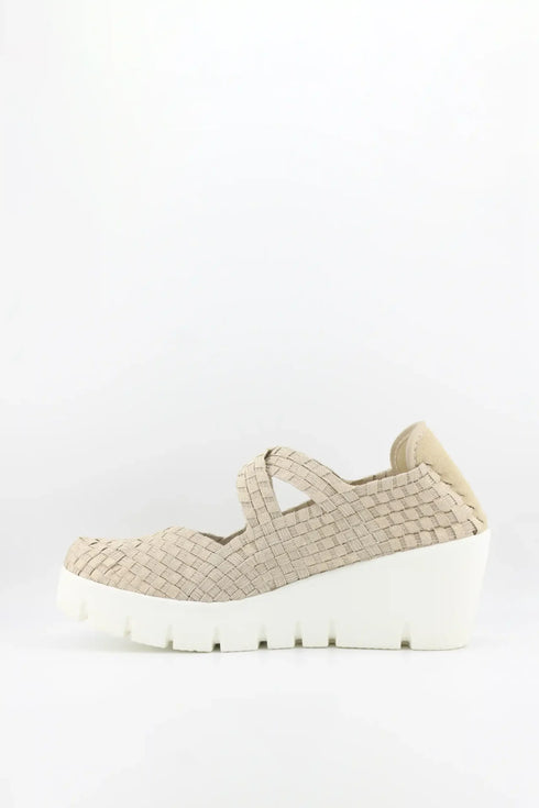 Bernie Mev Woven Mary Jane Platform Shoe
