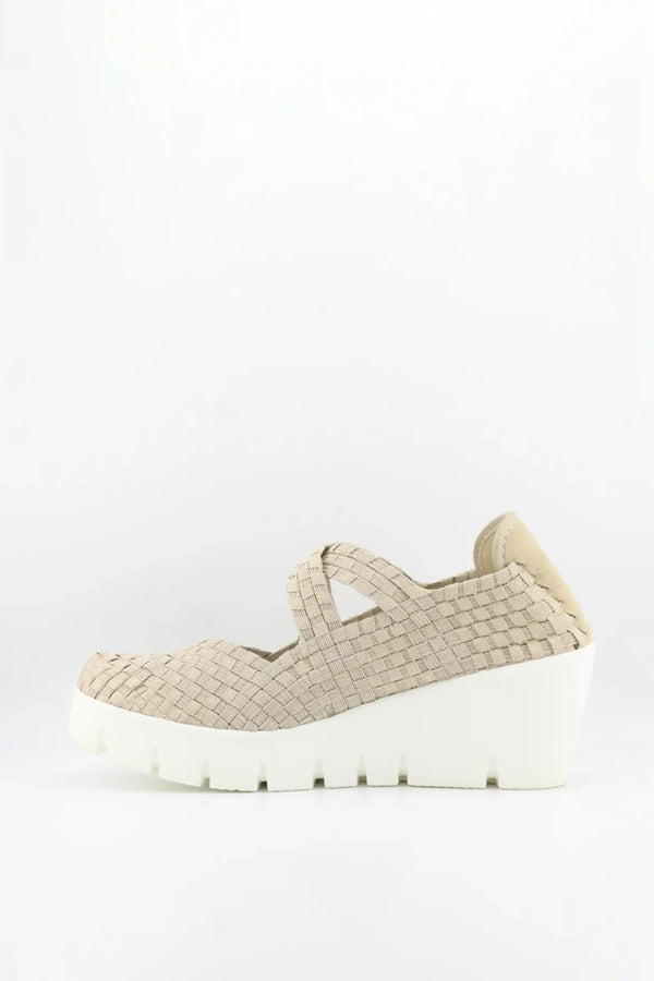 Bernie Mev Woven Mary Jane Platform Shoe