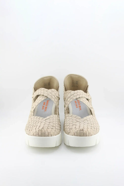 Bernie Mev Woven Mary Jane Platform Shoe