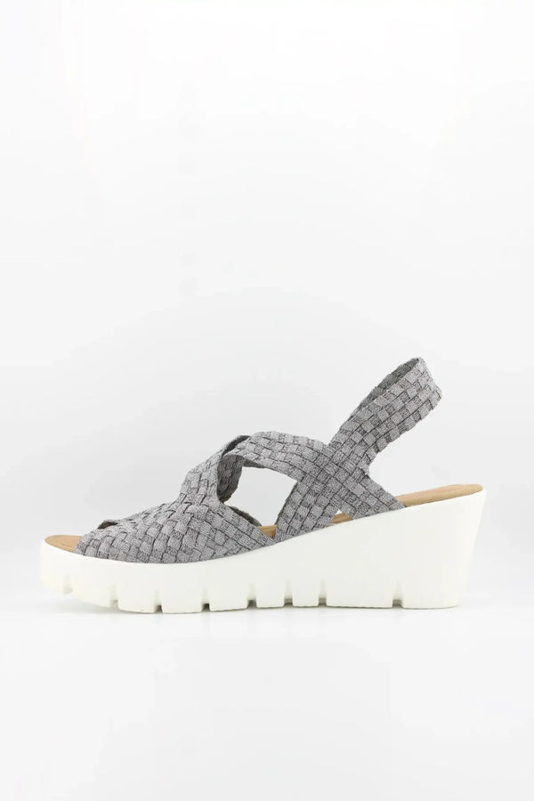 Bernie Mev Woven Platform Sandal