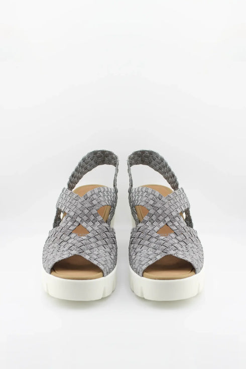 Bernie Mev Woven Platform Sandal