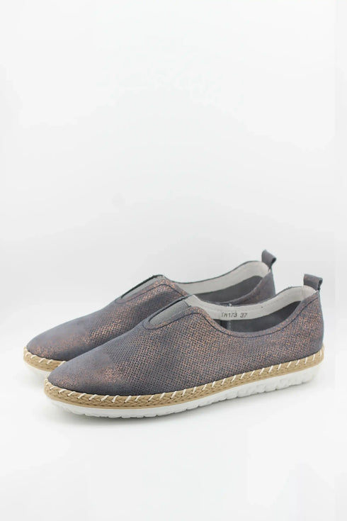 Bernie Mev Slip-On Textured Espadrille Loafers