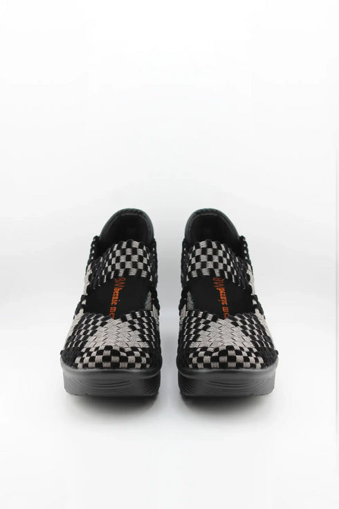 Bernie Mev Woven Slip-On Platform Shoes