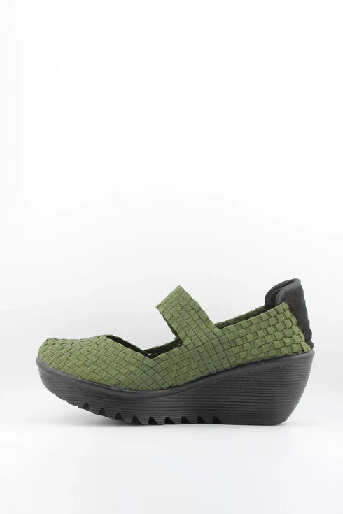 Bernie Mev Woven Slip-On Platform Shoes
