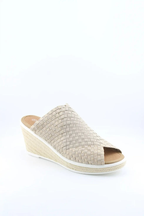 Bernie Mev Woven Strap Espadrille Wedge Sandals