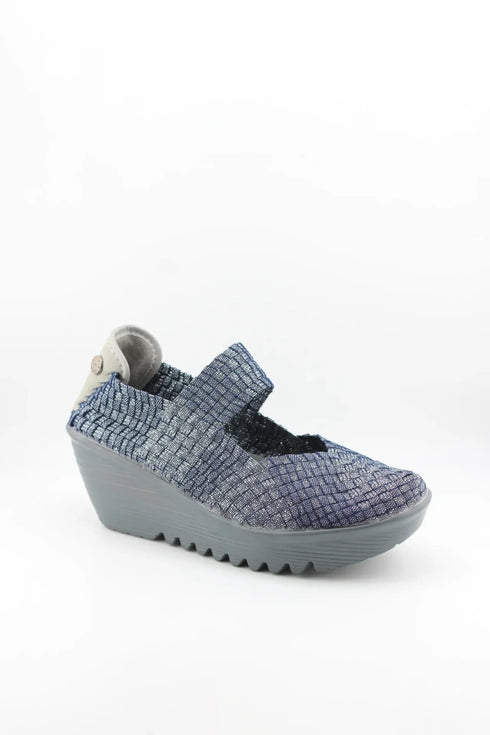 Bernie Mev Woven Slip-On Platform Shoes