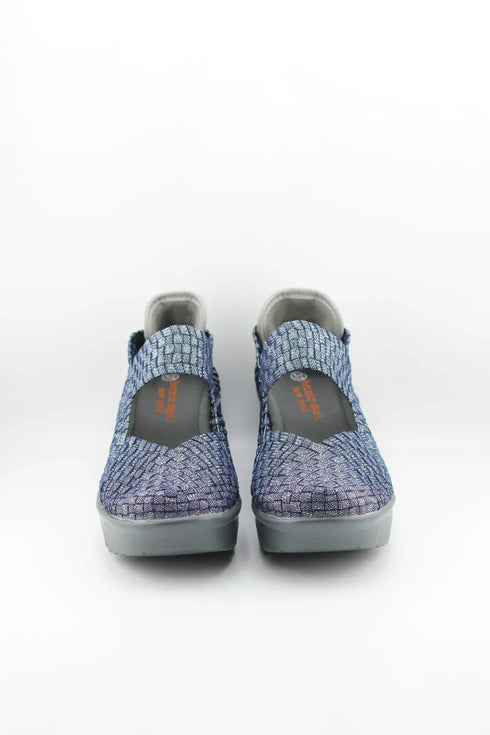 Bernie Mev Woven Slip-On Platform Shoes