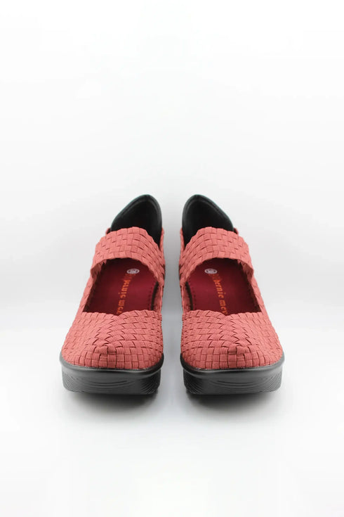 Bernie Mev Lightweight Woven Mary Jane Wedge