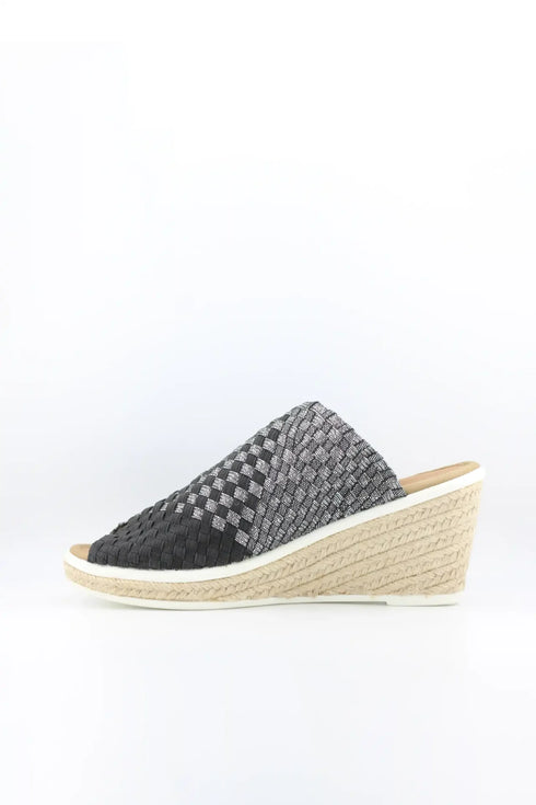 Bernie Mev Woven Strap Espadrille Wedge Sandals