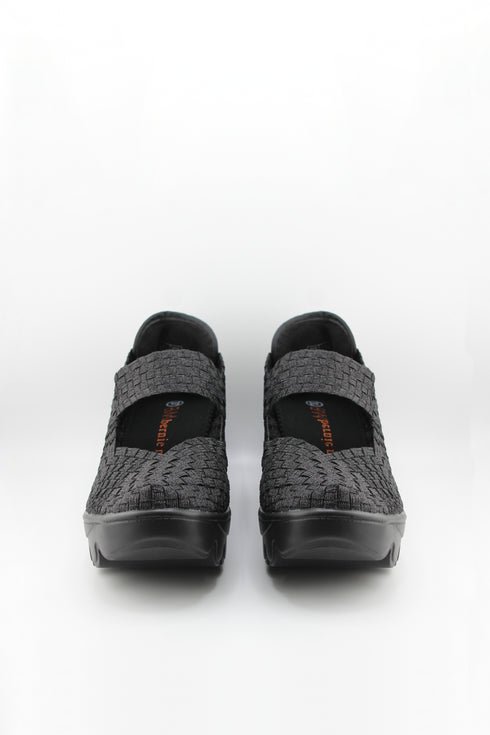 Bernie Mev Light Woven Elastic Platform Mary Jane