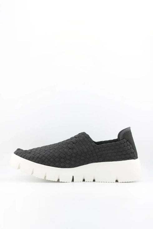 Bernie Mev Woven Slip-On Platform Sneaker