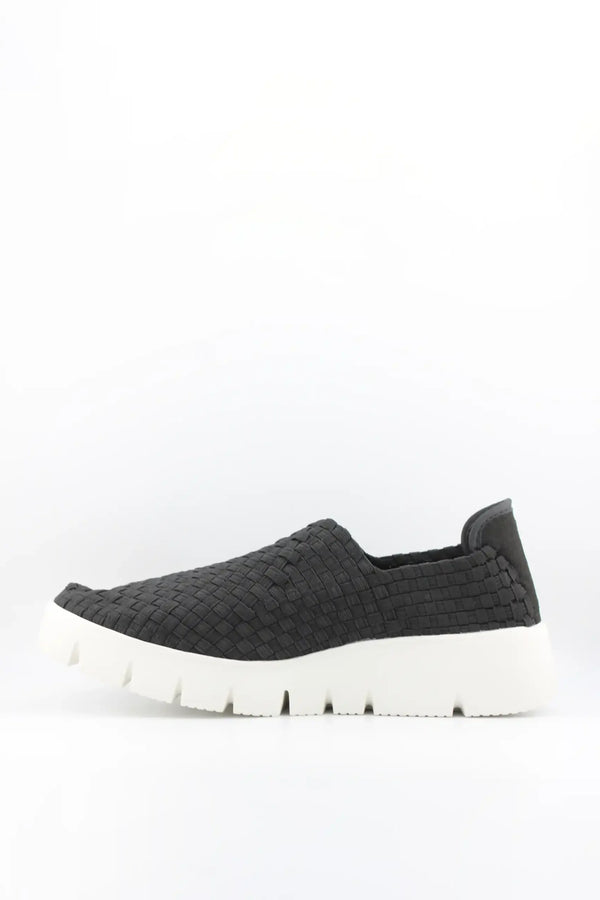 Bernie Mev Woven Slip-On Platform Sneaker