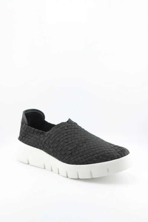 Bernie Mev Woven Slip-On Platform Sneaker
