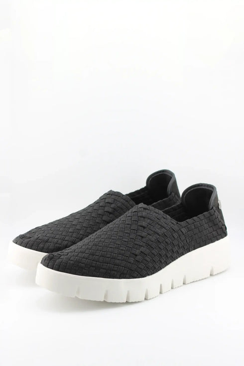 Bernie Mev Woven Slip-On Platform Sneaker