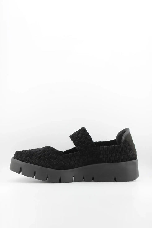 Bernie Mev Woven Platform Slip-On Shoe
