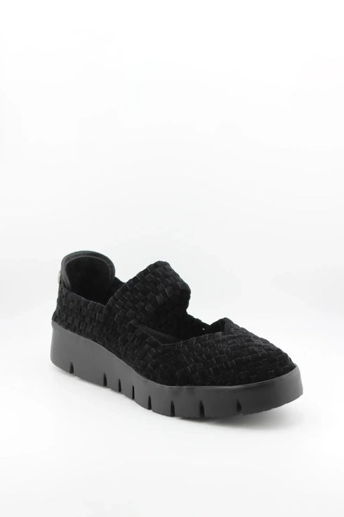 Bernie Mev Woven Platform Slip-On Shoe