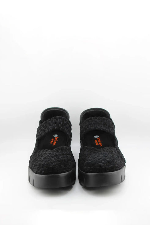 Bernie Mev Woven Platform Slip-On Shoe