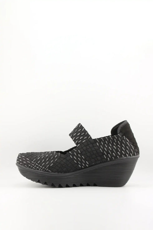 Bernie Mev Woven Slip-On Platform Shoes