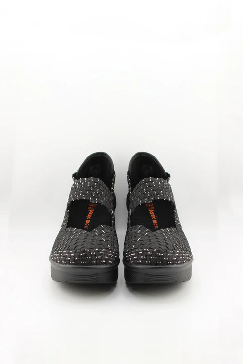 Bernie Mev Woven Slip-On Platform Shoes