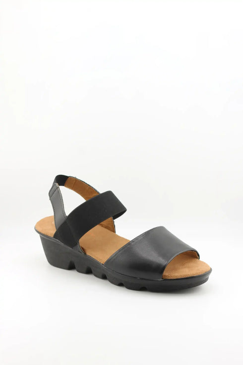 Bernie Mev Elastic Strap Wedge Sandal