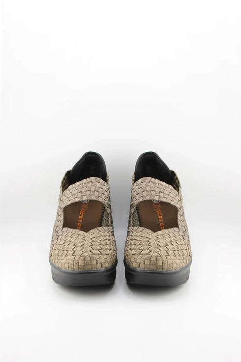 Bernie Mev Woven Slip-On Platform Shoes
